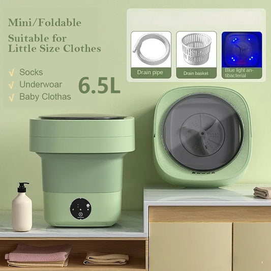Foldable mini washer